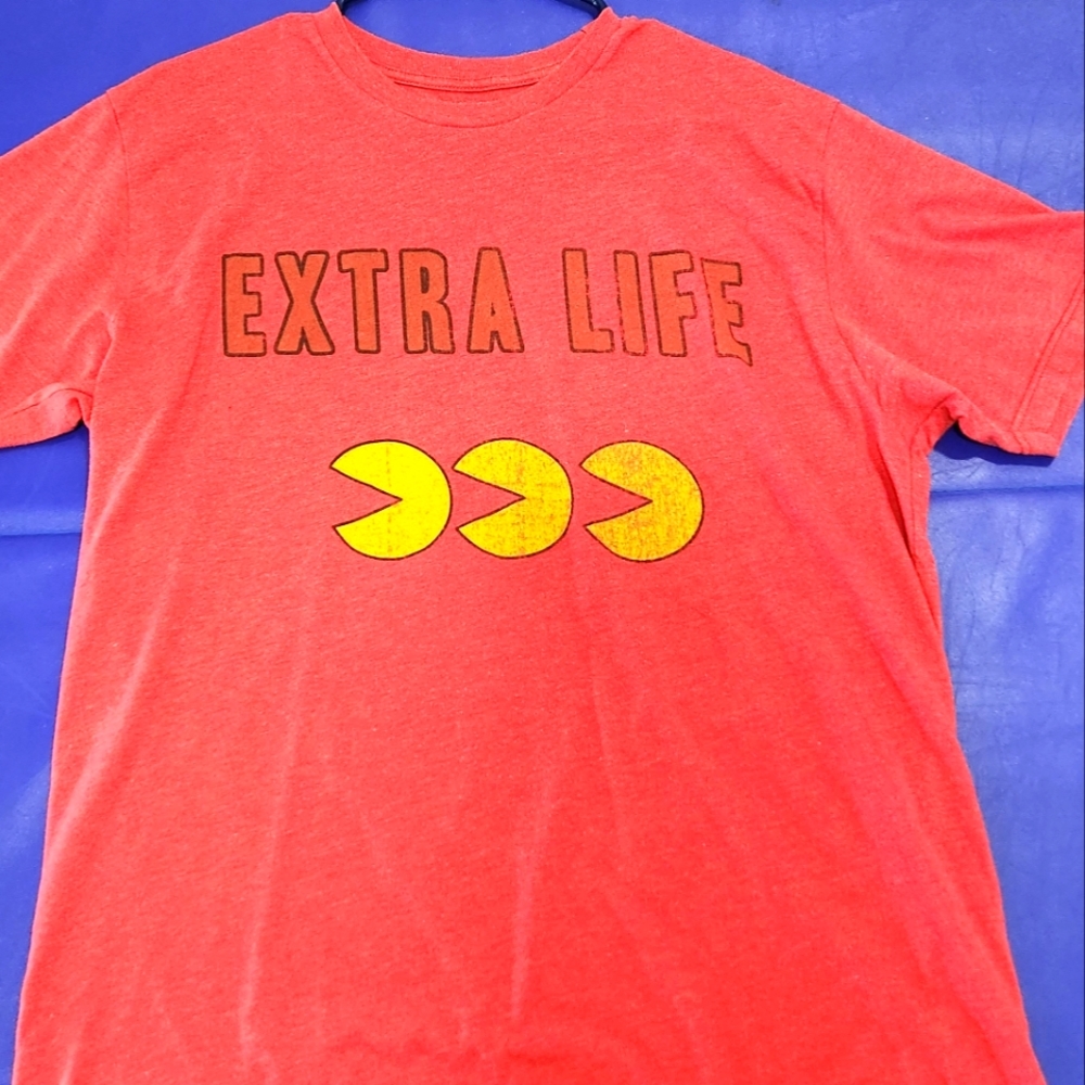 Vintage Pac-Man Red T-Shirt Men's Sz XL